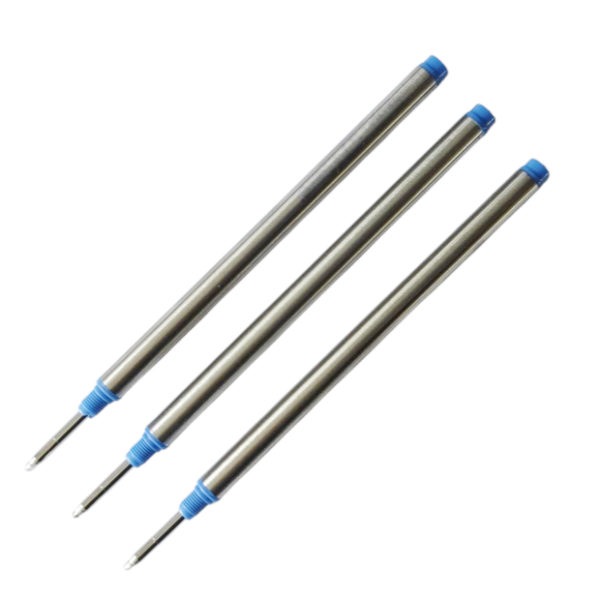Pack de 3 Recharges Roller Bleues pour Stylos MontBlanc Scenum