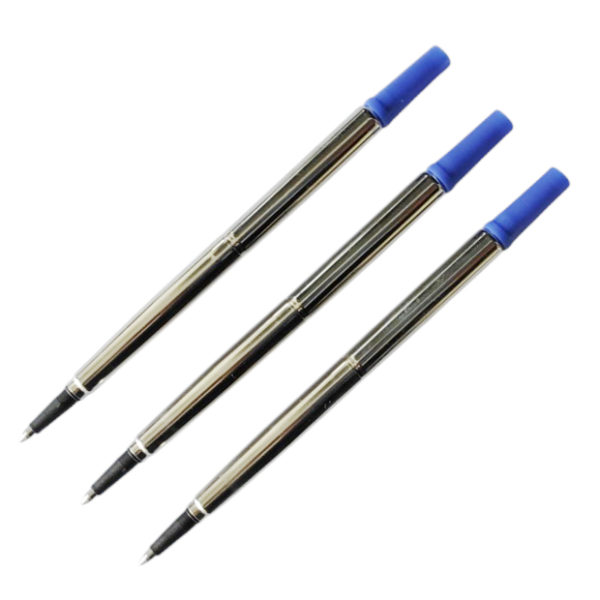 Pack de 3 Recharges Roller Bleues pour Stylos Parker 45