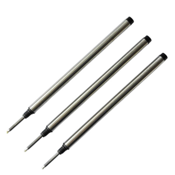 Pack de 3 Recharges Roller Noires pour Stylos MontBlanc Scenum