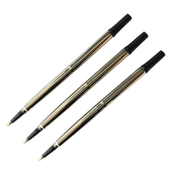 Pack de 3 Recharges Roller Noires pour Stylos Parker