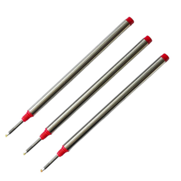 Pack de 3 Recharges Roller Rouges pour Stylos MontBlanc Scenum