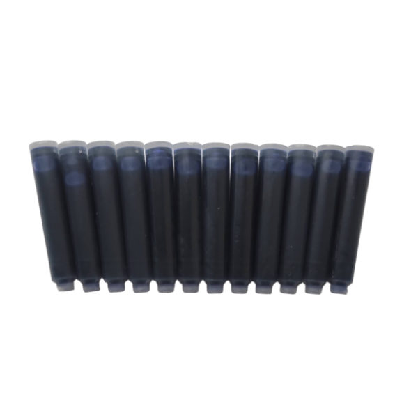 Pack de 12 cartouches d’encre bleu royal pour stylos plume A&W