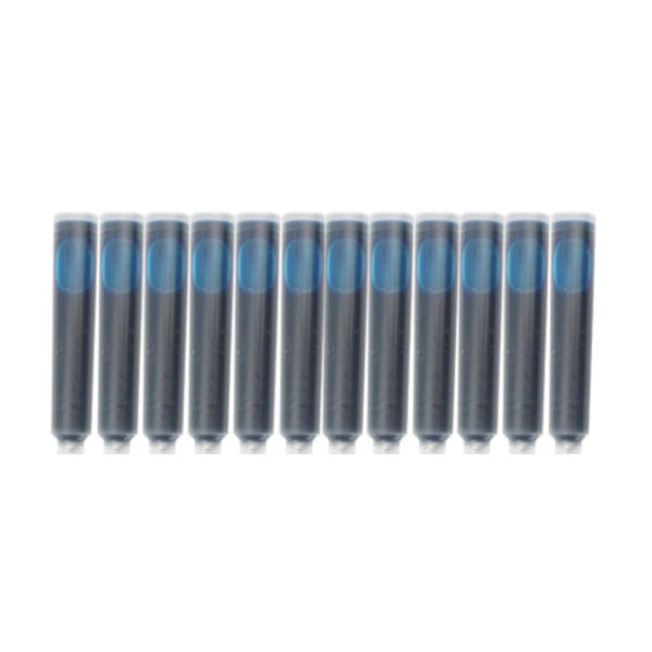 Pack de 12 cartouches d’encre turquoise pour stylos plume A&W