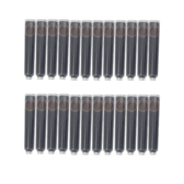 Pack de 24 cartouches d’encre marron pour stylos plume A&W