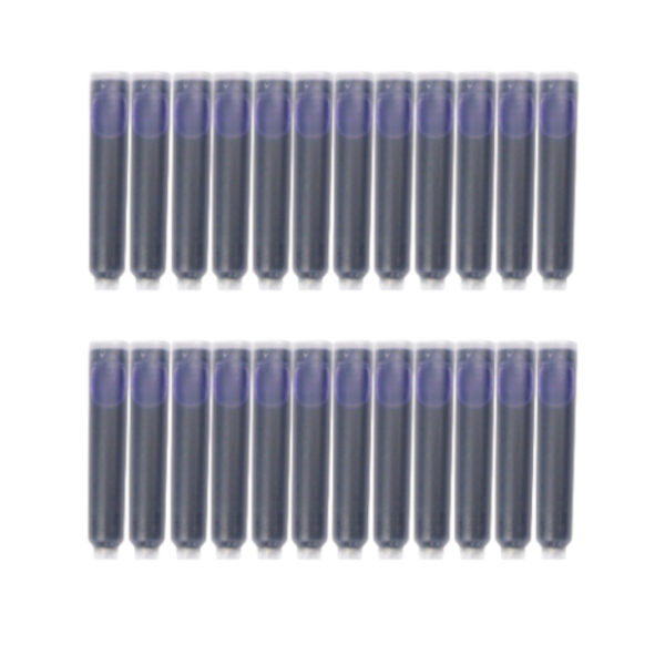 Pack de 24 cartouches d’encre violettes pour stylos plume A&W