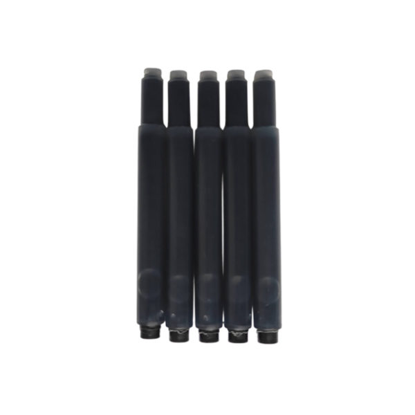 Pack de 5 cartouches d’encre Deluxe noires pour stylos plume Aurora