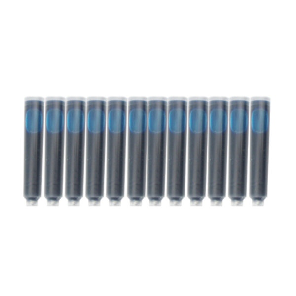 Pack de 12 cartouches d’encre turquoise pour stylos plume Xezo