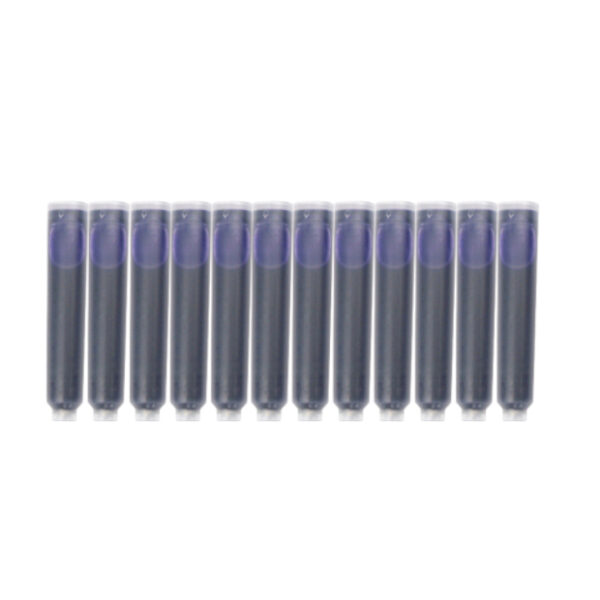 Pack de 12 cartouches d’encre violettes pour stylos plume Xezo