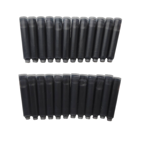Pack de 24 cartouches d’encre bleu-noir pour stylos plume Xezo