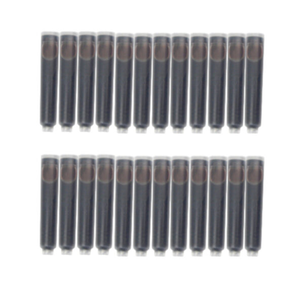 Pack de 24 cartouches d’encre marron pour stylos plume Xezo