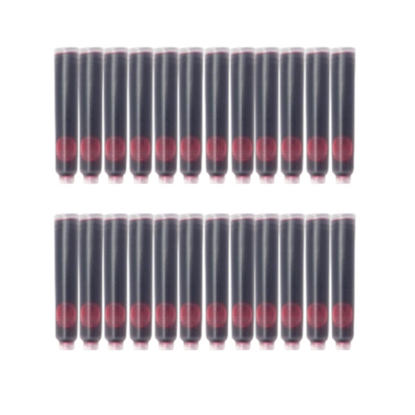 Pack de 24 cartouches d’encre rouges pour stylos plume Xezo